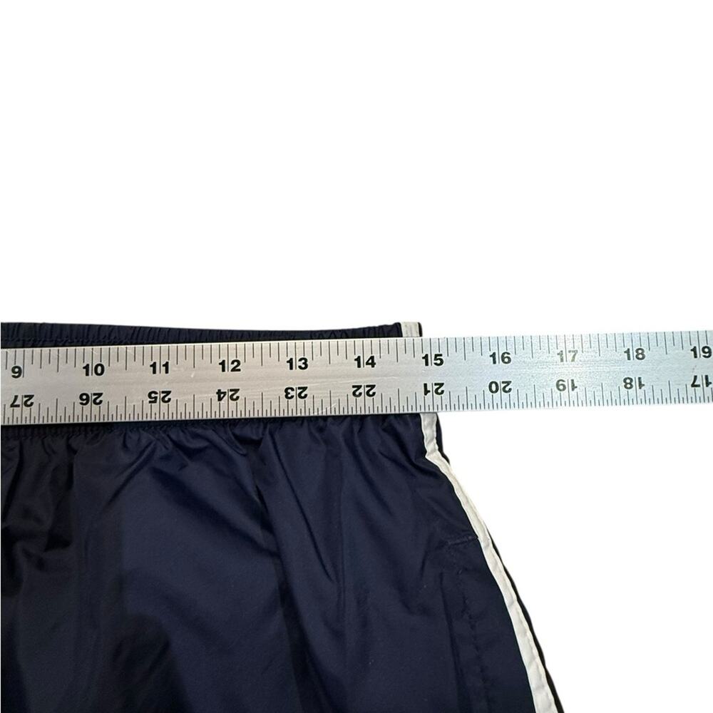 Adidas Dark Blue Jogger Track Pants Zip Ankle White Stripes in a Men’s Large - Picture 3 of 7